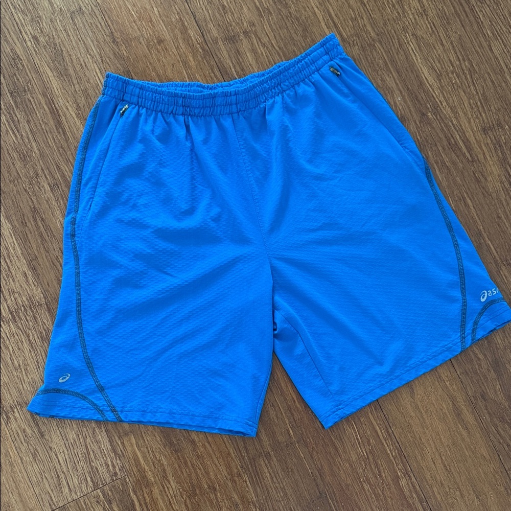 ASICS Men's Vibrant Blue Sports Shorts